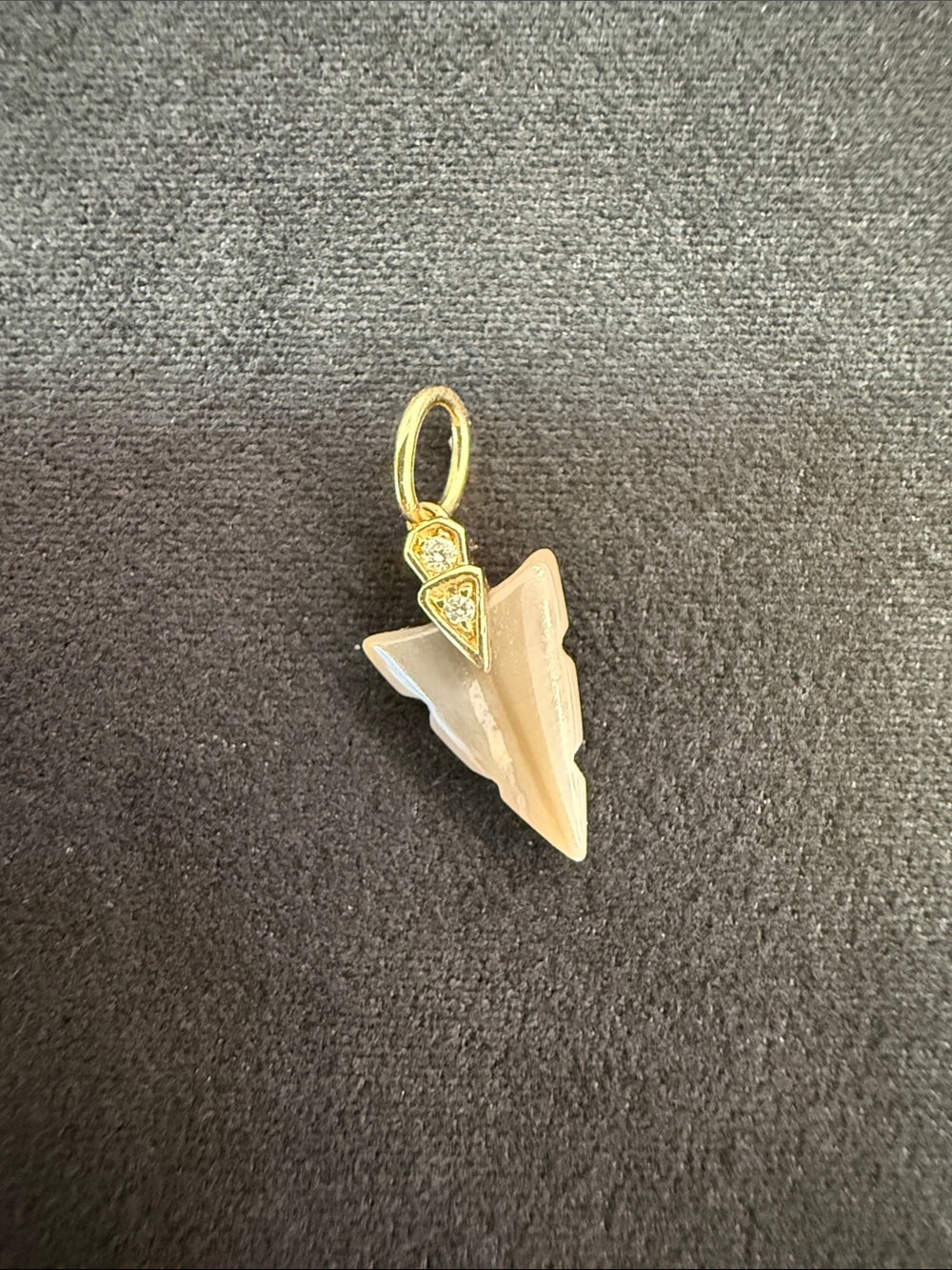 Sydney Evan Arrowhead Charm with Diamond Accents